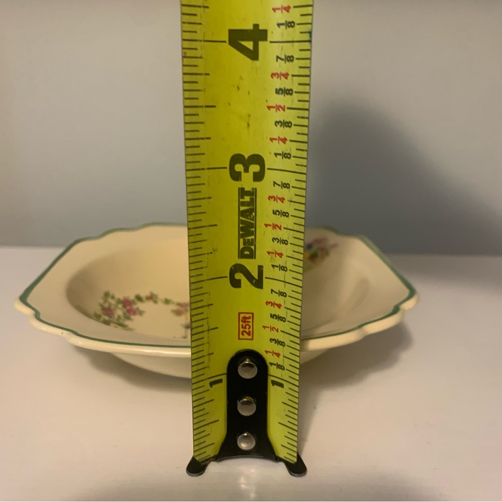 Homer Laughlin English Garden Fruit/Dessert Bowl 5.25” Made in USA Century Shape - Picture 6 of 6